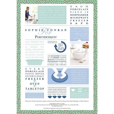 Portmeirion Sophie Conran Large Storage Jar, 80 Oz - Fine Porcelain Kitchen Canister - Airtight Food Container & Elegant Countertop Organizer — фото 5