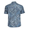 Beyond Paradise Men's Geometric Print Cotton Shirt | Dark Blue - 3 of 3
