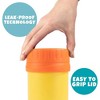 Bentology Stainless Steel Insulated Lunch 13oz Jar – Leak-Proof Container for Hot & Cold Food - BPA Free - Fits Most Lunch Boxes - Orange & Yellow - 3 of 4