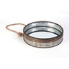 Vintiquewise Galvanized Metal Framed Round Wall Mirror with Rope - 4 of 4