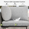 LayinSun 2 Pieces Rope Woven Patio Furniture Set, Modern Modular Sectional Corner Chairs and Upgrade Thickness Cushion - 4 of 4