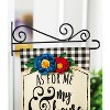 Evergreen Swirl Wall-Mount Garden Flag Hanger- 15.5x6 in Garden and House Flag Accessories - 2 of 4