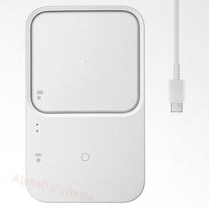 Samsung 15W Wireless Charger Duo [2022] (White) - 1 of 1