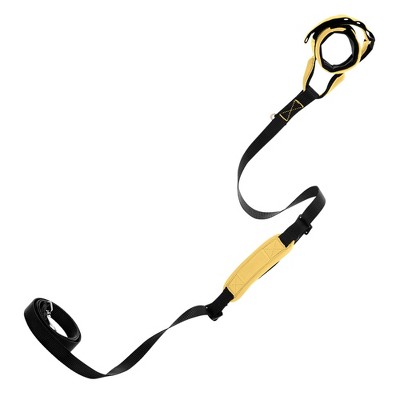 Gooby Wristband Surfer Leash with Traffic Handle Miami Yellow, 6 FT