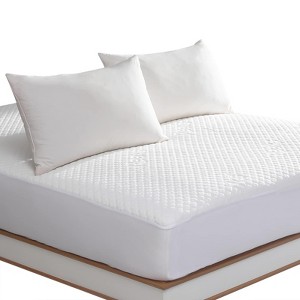 Aoibox King Size Waterproof Mattress Protector Rayon from Bamboo Fitted Mattress Pad Deep Pocket up to 18 Inches - 1 of 4