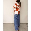 Women's Chess Knit Chunky Cardigan - Veveret - 3 of 4