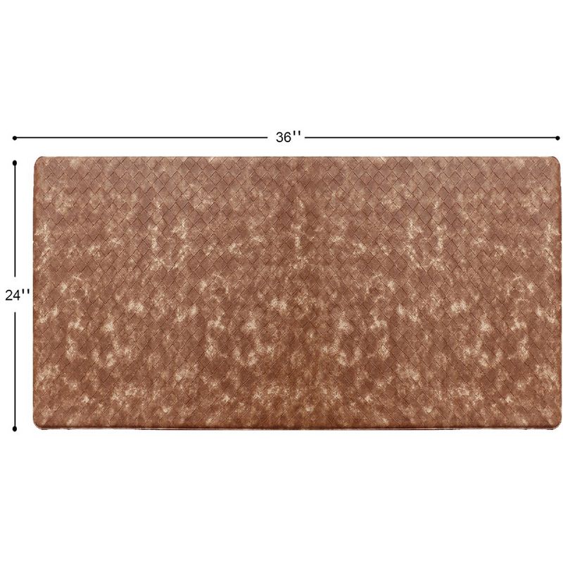 J&V TEXTILES Chess Embossed Anti-Fatigue Kitchen Floor Mat, 2 of 4