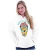 Funny Death's a Beach Skeleton Hoodie Sweatshirt Women Men Brisco Brands - 4 of 4