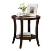 Perth Contemporary Oval Shelf End Table - 3 of 4