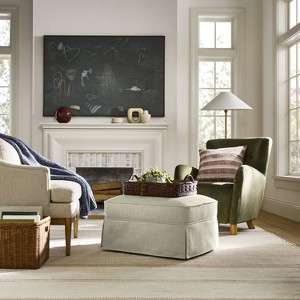 Vivian Park Ottoman - Threshold™ designed with Studio McGee - 1 of 4