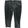 Calvin Klein Womens Faux Leather Straight Casual Trouser Pants - 2 of 3