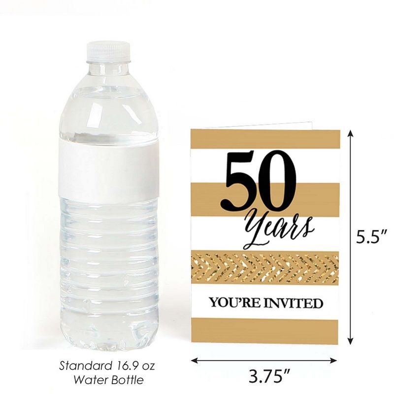 Big Dot of Happiness We Still Do - 50th Wedding Anniversary - Fill In Anniversary Party Invitations (8 count), 3 of 7