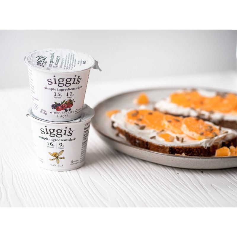 Siggi&#39;s Nonfat Acai &#38; Mixed Berries Icelandic-Style Skyr Yogurt - 5.3oz, 3 of 9