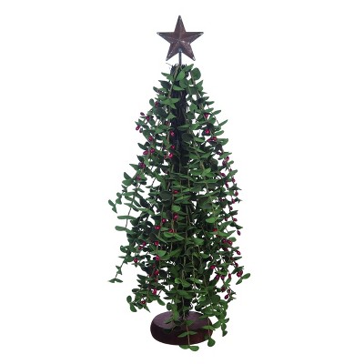 Transpac Foam 23 in. Green Christmas Bright Berry Tree