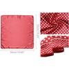 Allegra K Women's Satin Printed Square Kerchief Hair Wrap Neck Scarf 2Pcs - 2 of 4