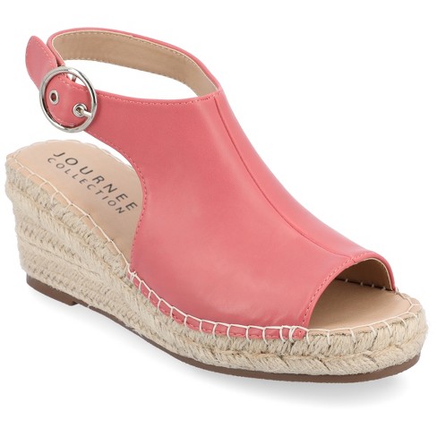 Red wedge hot sale sandals target