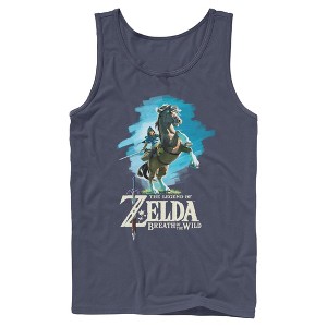 Mens Nintendo Legend of Zelda Breath of the Wild Link Epona Tank Top - 1 of 4