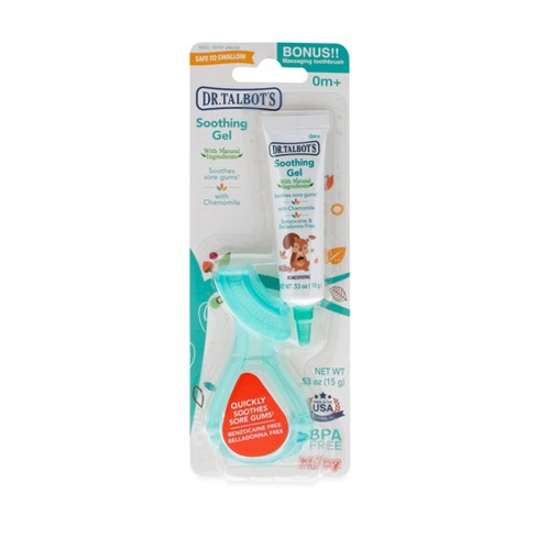 Dr. Talbot's All Natural Teething Gel with Gum Massager - 0.53oz - image 1 of 2