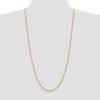 Black Bow Jewelry 2.25mm, 14k Yellow Gold, Handmade Solid Rope Chain Necklace - 2 of 4