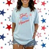 Simply Sage Market Women's Coquette God Bless America Short Sleeve Garment Dyed Tee - 2 of 3