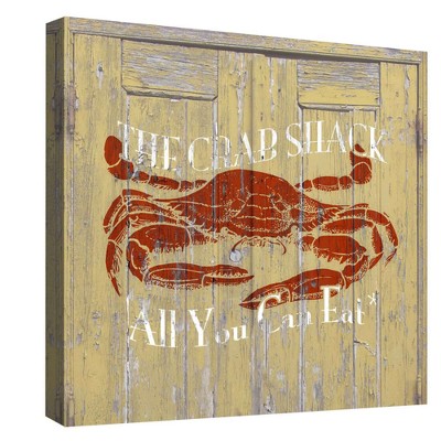 16" x 16" The Crab Decorative Wall Art - PTM Images