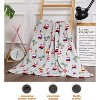 Elegant Comfort Super Soft Christmas Prints Blanket Home D¨¦cor, Warm Cozy Throws for Winter Bedding. - 2 of 4