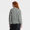 Women's Long Sleeve Cabled Tunic Sweater - A New Day™ - 2 of 3