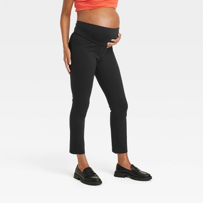 Isabel Maternity by Ingrid & High Rise Standard Fit Ankle Ponte Pants - Picture 9 of 29