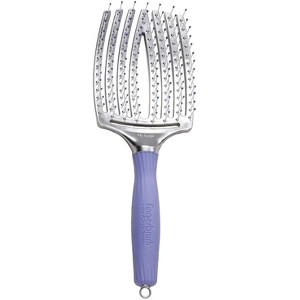 Olivia Garden Fingerbrush Curved & Vented Paddle Brush Large - 1 of 3