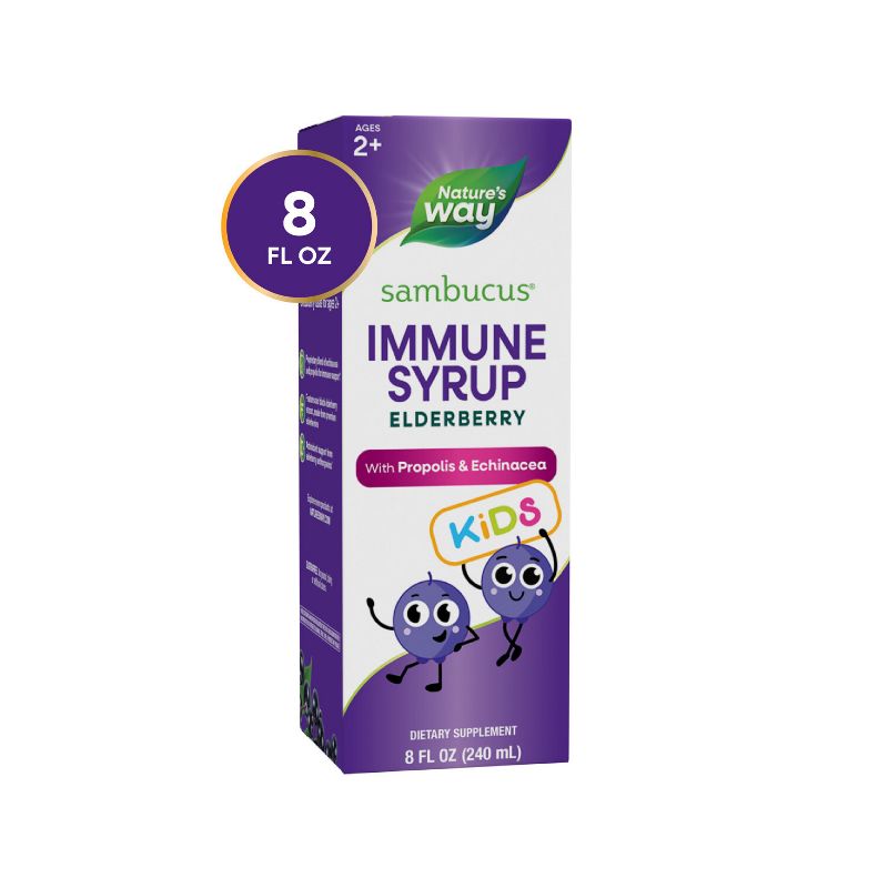 Nature&#39;s Way Sambucus Immune Syrup for Kids with Elderberry - 8 fl oz, 3 of 11
