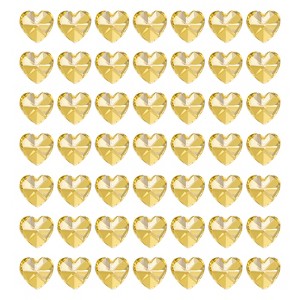 Unique Bargains DIY Lamp Art Craft Decorative Crystal Pendants Heart Beads 50 Pcs - 1 of 4