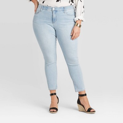 womens plus size grey jeans