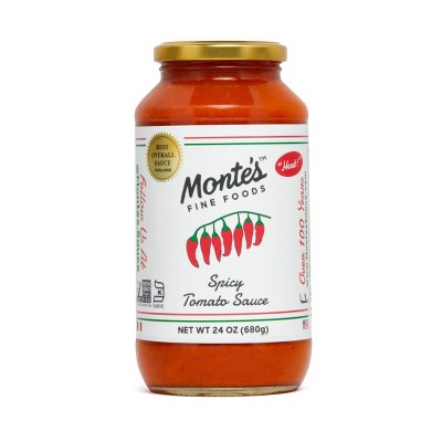Monte's Spicy Tomato Sauce - 24oz