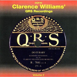 Clarence Williams - QRS Recordings, Vol. 2 (CD) - 1 of 1