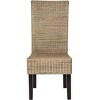 Arjun 18" H Wicker Dining Chair (Set of 2) - SEA8013 - Safavieh - 3 of 4
