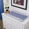 NoJo Disney Mickey Mouse - Timeless Mickey Super Soft Baby Blue Changing Pad Cover - 2 of 3