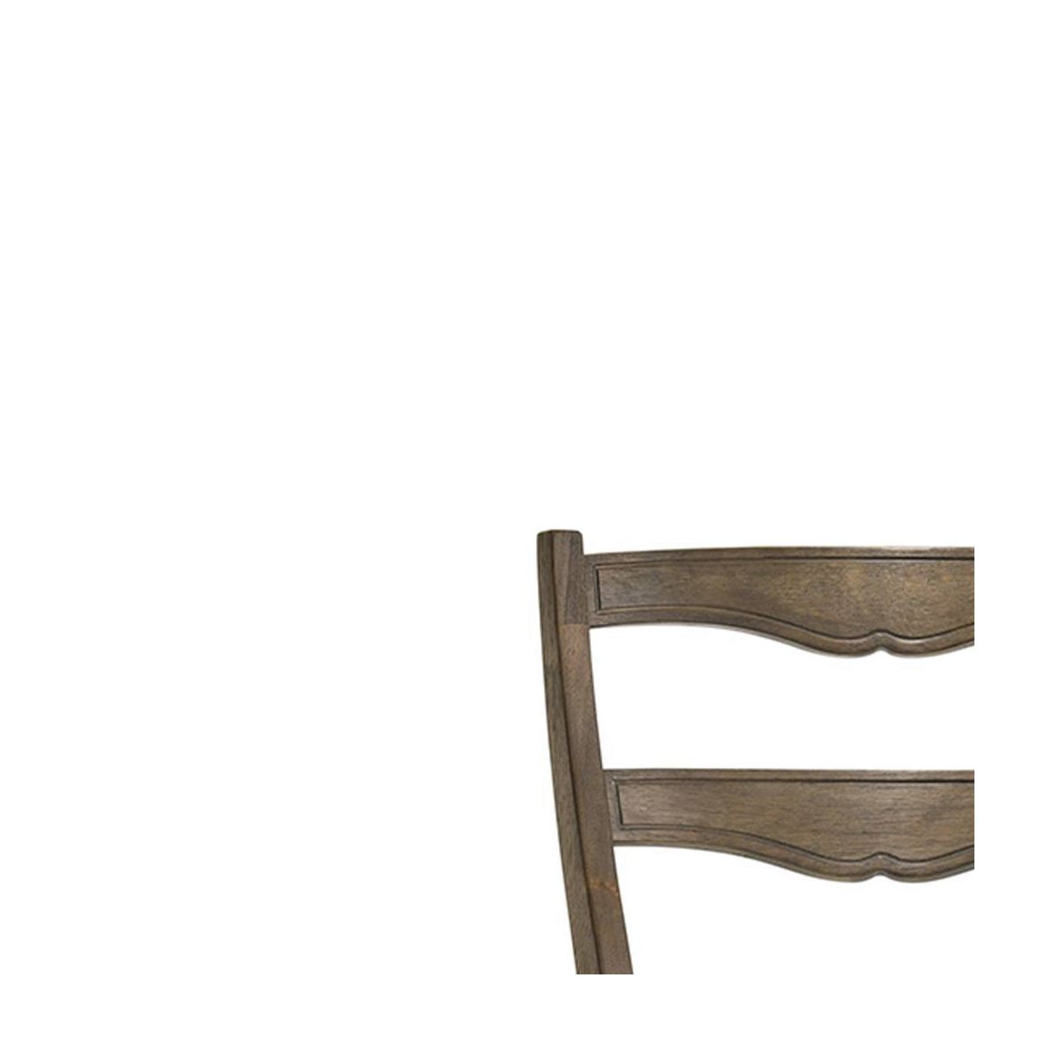 Acme Furniture Parfield Dining Chair Fabric/Weathered Oak Finish - thumbnail 6