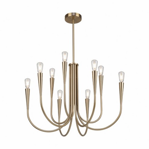 Artcraft Lighting Bronte 9 - Light Chandelier in  Brass - image 1 of 4