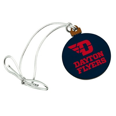 University of Dayton Secondary Mini Small Tiny Wood Christmas Tree Holiday Ornament