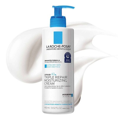 La Roche-Posay Lipikar AP+M Triple Repair Body Moisturizing Cream, Body and Face Moisturizer for Dry Skin with Shea Butter and Glycerin - 13.5 oz