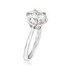 Ross-Simons 3.00 Carat Moissanite Solitare Ring in Sterling Silver - 3 of 4