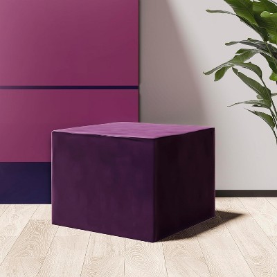MaseiKar Pouf Ottoman Stuffed 3 Pieces Poufs Ottomans for Living Room Foot Rest Footstool for Under Desk, Foam Filled with Removable Cover£