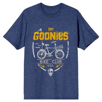 The Goonies Movie Men's Bike Club Navy Heather Graphic T-Shirt