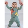 Disney Lion King Mickey Mouse Winnie the Pooh Toy Story Baby Fleece Sweatshirt and Pants Outfit Set Newborn to Infant - image 4 of 4