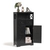Farmhouse Storage Cabinet with Drawers and Adjustable Shelves, Freestanding Kitchen Pantry Storage Cabinet - 3 of 4