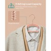 60-Pack Velvet Hangers with Rose Gold Hooks, Ultra Slim Non-Slip Closet Organizers, 0.2 Inch Thin, 17.1 Inch Long, Space Saving - 3 of 4