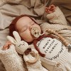 Ely's & Co. Jersey Cotton Spandex Swaddle Blankets 40"x40" with Beanie Gift Set  - 2 of 4