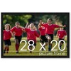 PosterPalooza | Simple Black Picture Frame - UV Acrylic, Backing Board, Hanging Hardware Included - 2 of 4