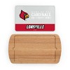 NCAA Louisville Cardinals Parawood Billboard Glass Top Serving Tray - 2 of 2