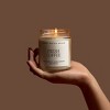 Sweet Water Decor Fresh Coffee 9oz Clear Jar Soy Candle - 3 of 3